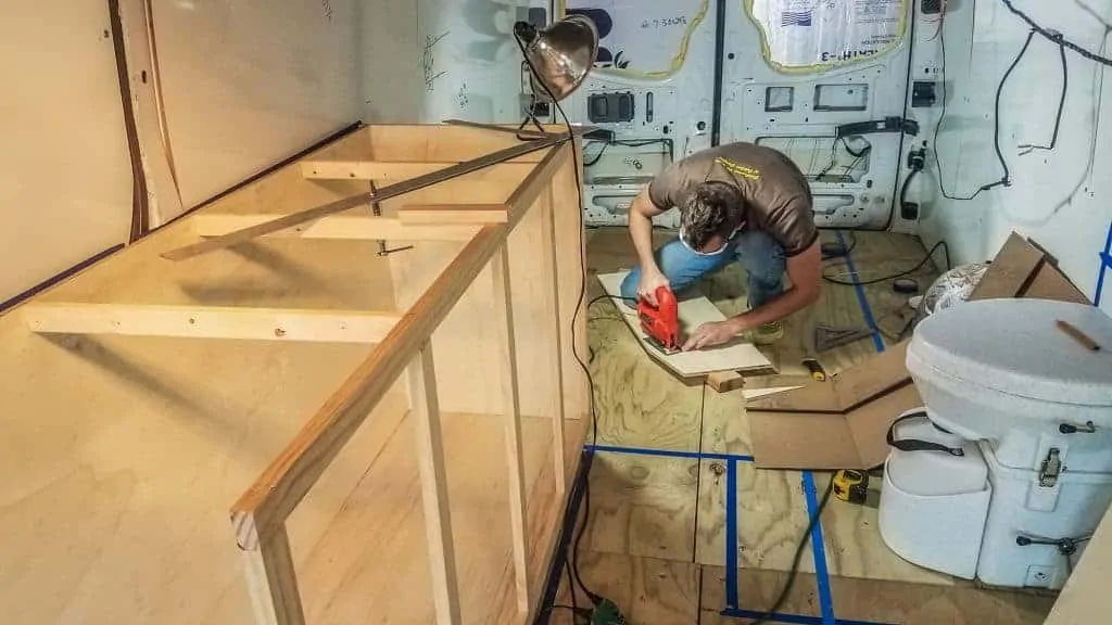 Building Diy Camper Van Cabinets Explorist Life