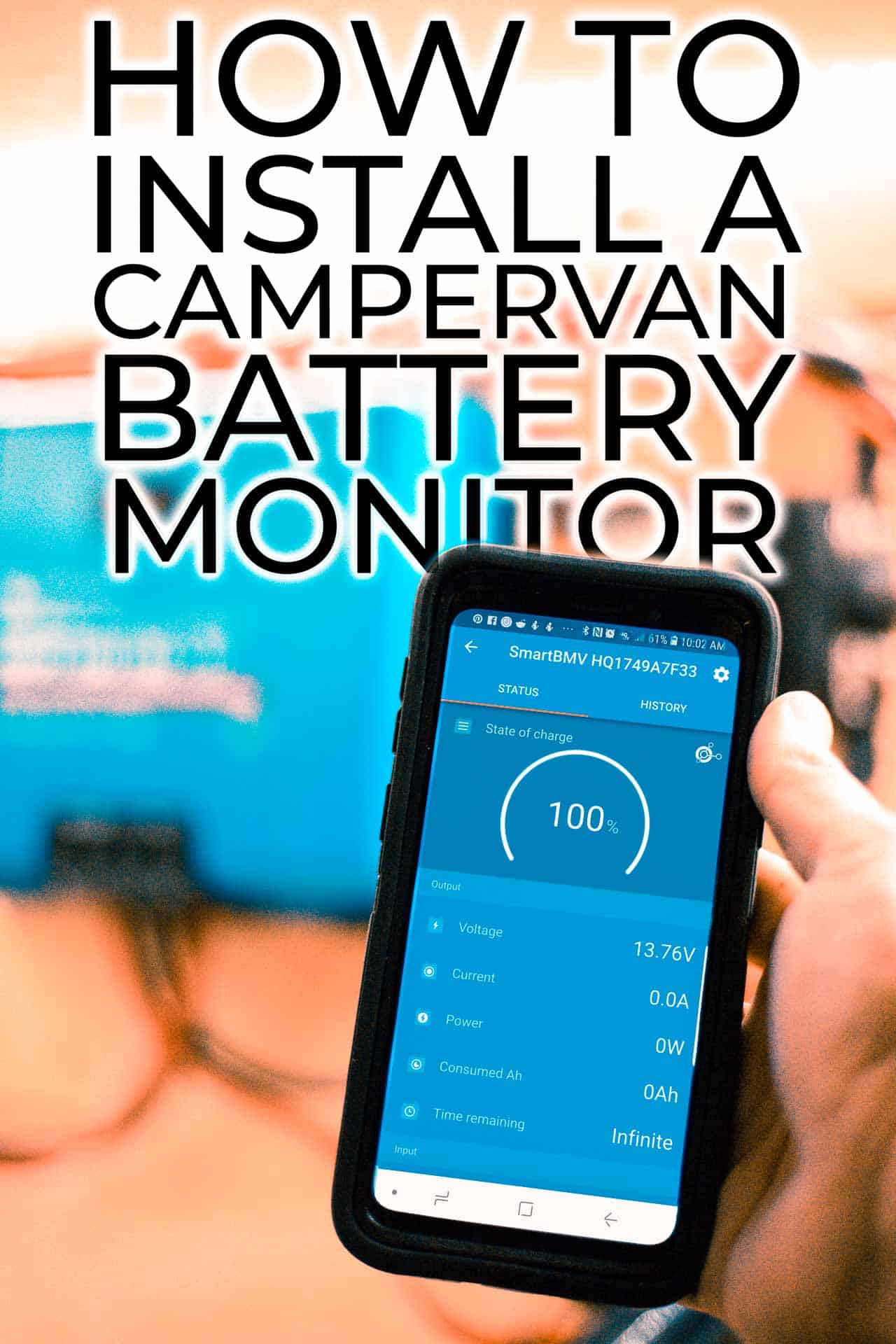 rv battery monitor install