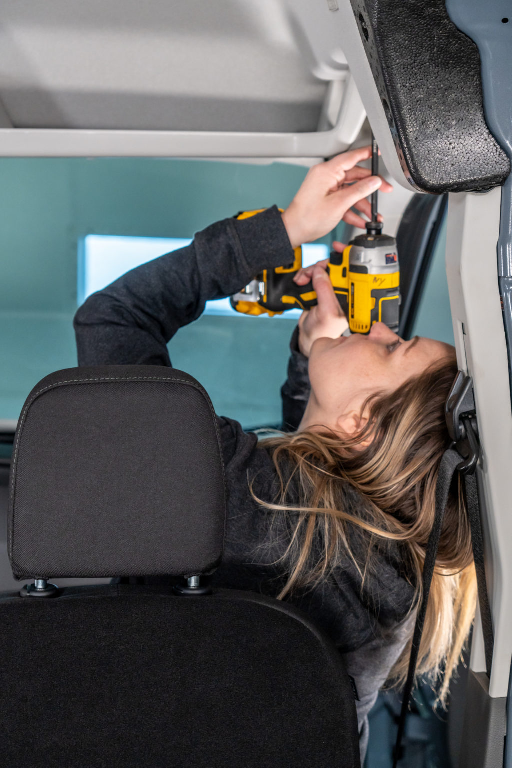 Removing the Headliner & Shelf in a 2021 Ford Transit EXPLORIST.life
