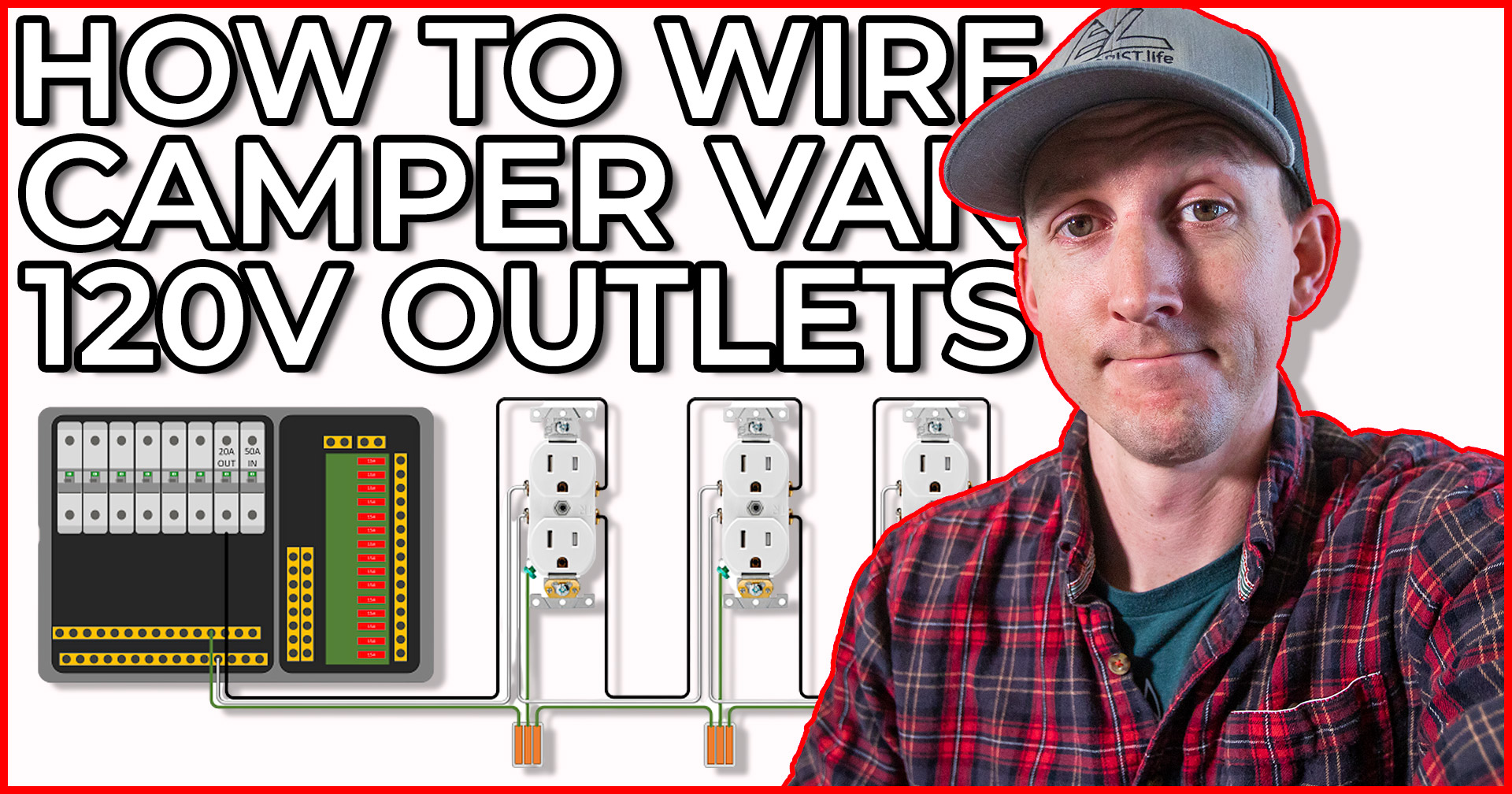 How to Wire 120V AC Circuits in a DIY Camper Van 