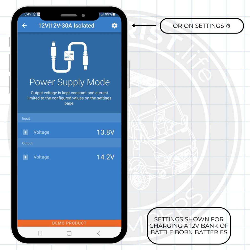 Programming a Victron Orion-Tr Smart DC-DC Charger 